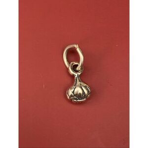 Garlic Clove Sterling Silver Jewelry Charm #food #italian #vegetable